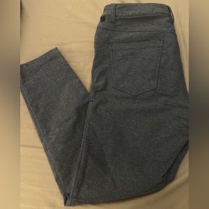 Lululemon 32”x30” ABC skinny fit 5 pocket pants.